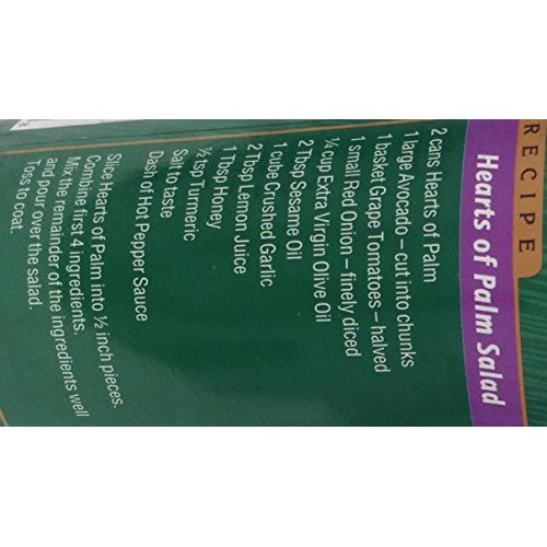 Gefen Cultivated Hearts Of Cut Palm Kfp 14.1 Oz. Pack Of 6.