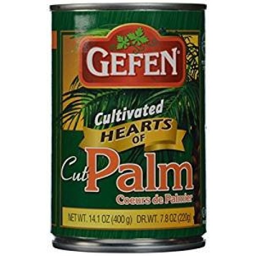 Gefen Cultivated Hearts Of Cut Palm Kfp 14.1 Oz. Pack Of 6.