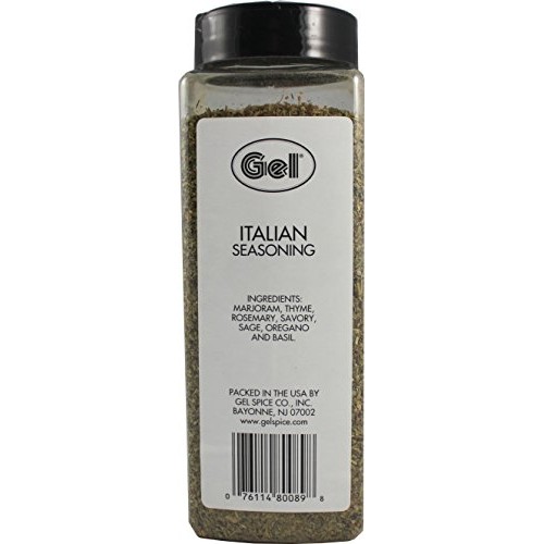 Gel Brand Gourmet Italian Seasoning 5 Oz Family Size Jar