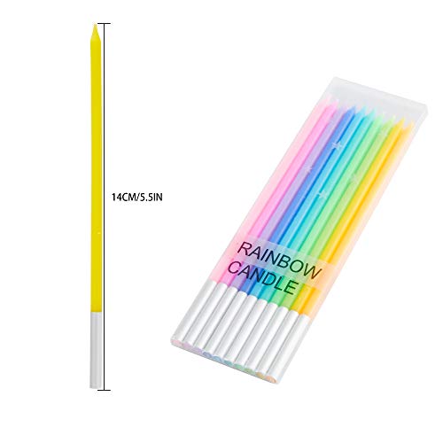 40 Count Birthday Candles Slow Burning Happy Birthday Cake Candl