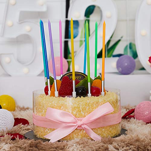 40 Count Birthday Candles Slow Burning Happy Birthday Cake Candl