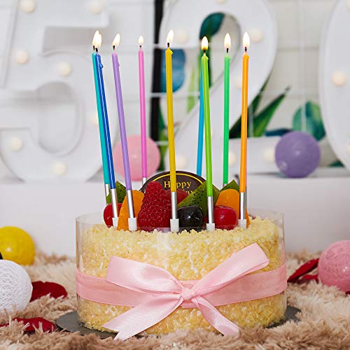 40 Count Birthday Candles Slow Burning Happy Birthday Cake Candl