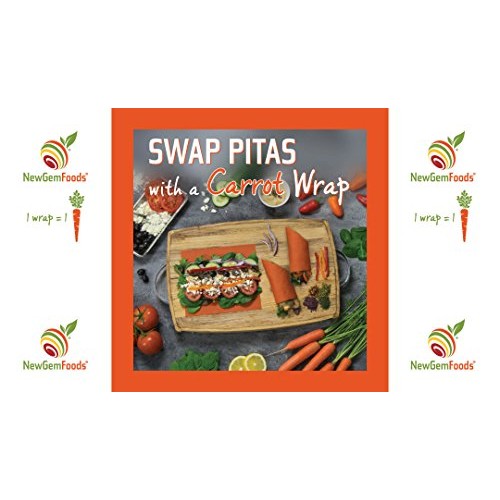 Gemwraps Carrot Sandwich Wraps 6-Sheets