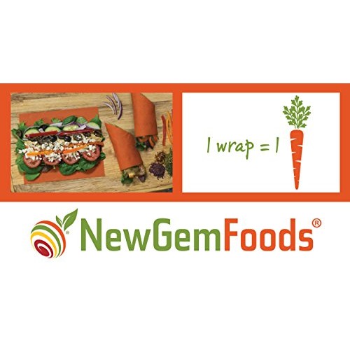 Gemwraps Carrot Sandwich Wraps 6-Sheets