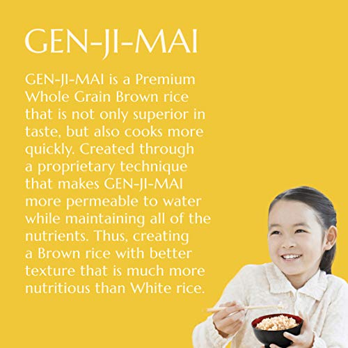 Gen-Ji-Mai Quick Cooking Brown Rice For Meal Prep And Bulk Cooki