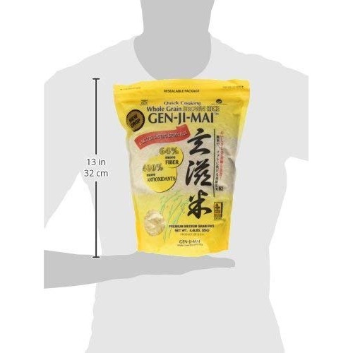 Gen-Ji-Mai Quick Cooking Brown Rice For Meal Prep And Bulk Cooki