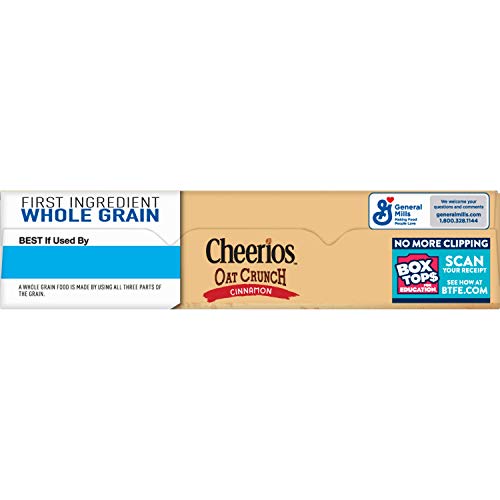 Cheerios Cinnamon Oat Crunch Breakfast Cereal, 15.2 Oz