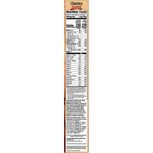 Cheerios Cinnamon Oat Crunch Breakfast Cereal, 15.2 Oz