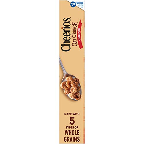 Cinnamon Oat Crunch Cheerios, Cereal With Oats, 26 Oz