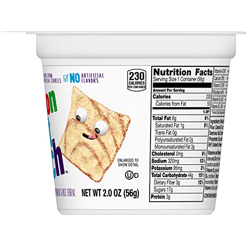 Cinnamon Toast Crunch Cereal Cup, 12 Cups, 2 Oz