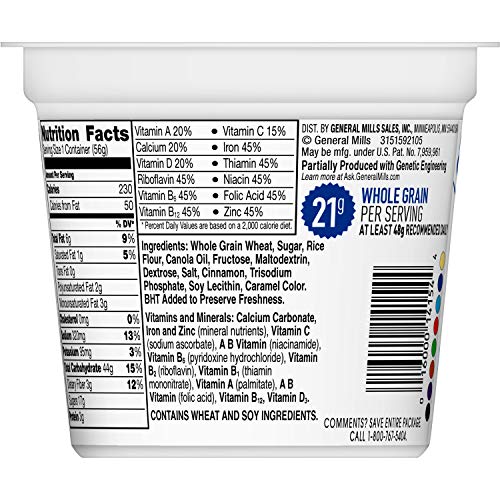 Cinnamon Toast Crunch Cereal Cup, 12 Cups, 2 Oz