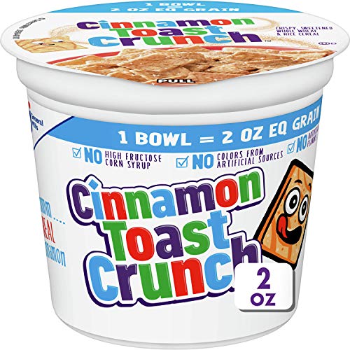 Cinnamon Toast Crunch Cereal Cup, 12 Cups, 2 Oz