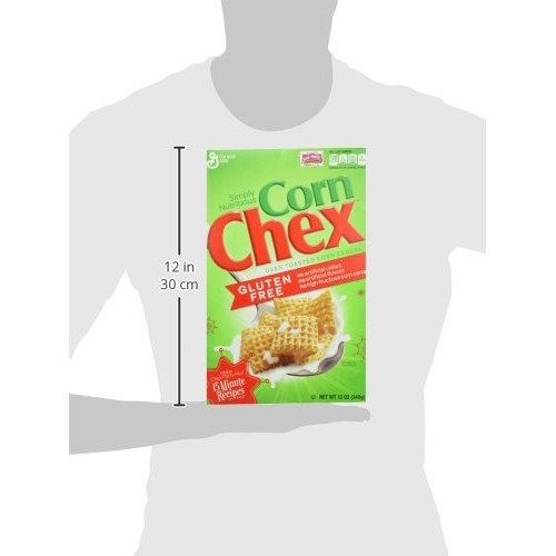 Corn Chex Cereal, Gluten-Free Cereal, 12 Oz
