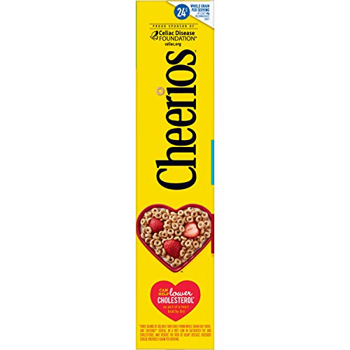 Cheerios, Cereal With Whole Grain Oats, Gluten Free, 12 Oz