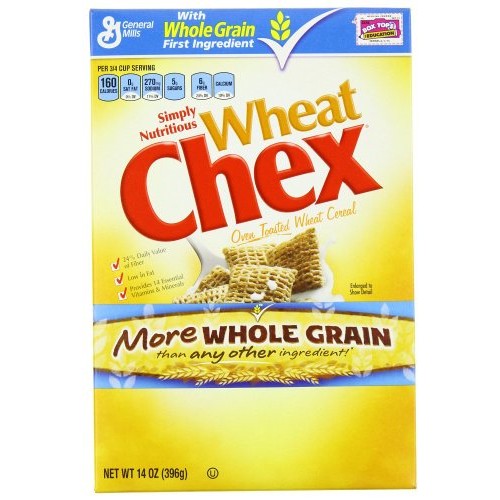 Chex Wheat Cereal, 14-Ounce Box Pack Of 4