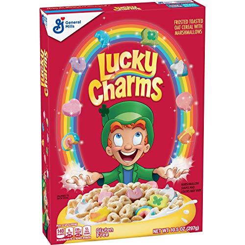 Lucky Charms, Gluten Free Breakfast Cereal, 10.5 Oz
