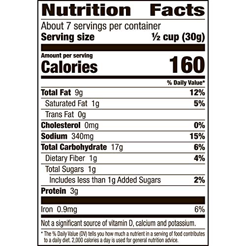 Gardettos Snack Mix Special Request Roasted Garlic Rye Chips 8.