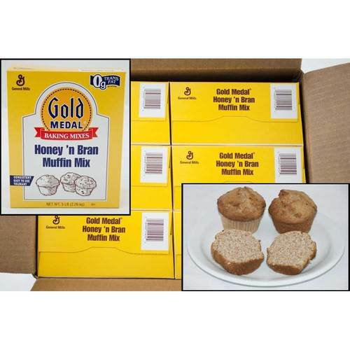 Gold Medal Honeyn Bran Muffin 6 Case 5 Pound