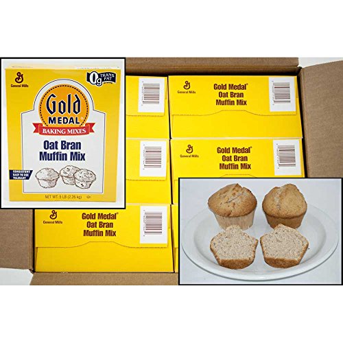 Gold Medal Oat Bran Muffin Mix 6 Case 5 Pound