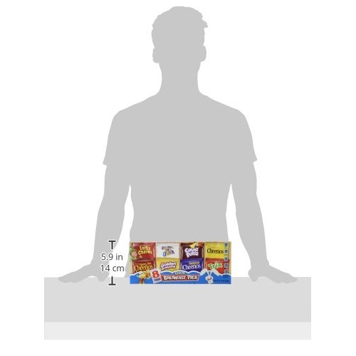 General Mills, Assorted Breakfast Cereal Pouches, 8 Count, 9.14O
