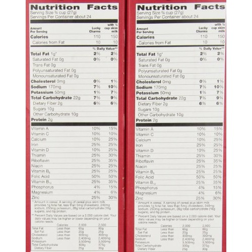 General Mills Cereal, Lucky Charms, 46 Ounce