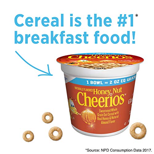 General Mills Lr/D Cereal Cheerios Cereal In A Cup 60 Case 1.3 O