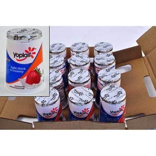 Yoplait Thick And Creamy Light Yogurt, Strawberry, 6 Ounce -- 12 Yoplait Thick And Creamy Light Yogurt, Strawberry, 6 Ounce -- 12