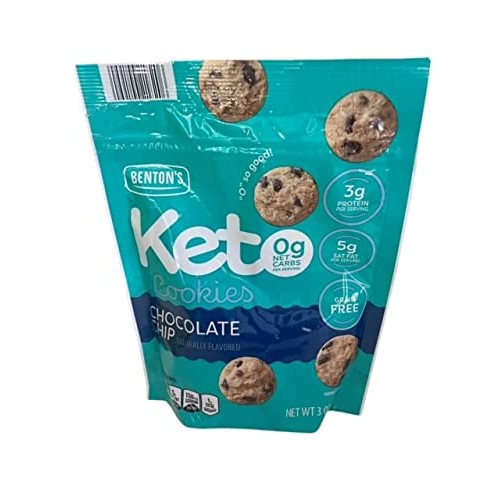 3 Oz Bentons Keto Chocolate Chip Cookies & 3 Oz Bentons Snickerd...
