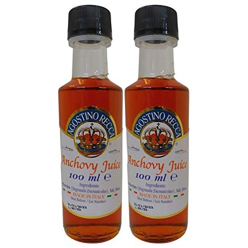 Agostino Recca Colatura Di Alici Anchovy Juice 3.4 Fl Oz Pack
