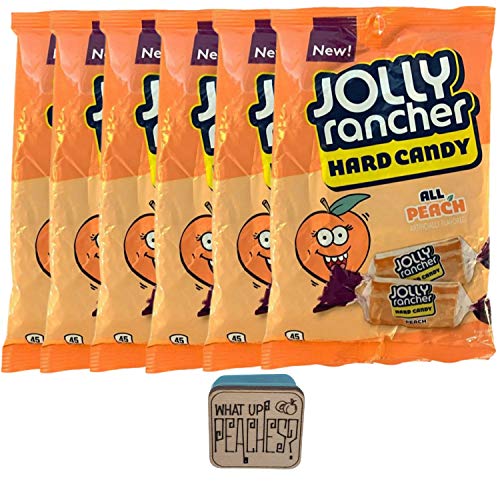 All Peach Jolly Rancher Hard Candy 6 Bags Choose Size, 1, 2, 4,