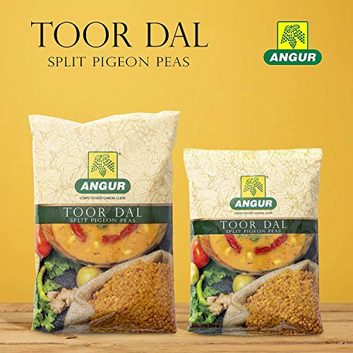 Angur Toor Dal - Split Yellow Peas Pigeon Peas - Natural, Hig