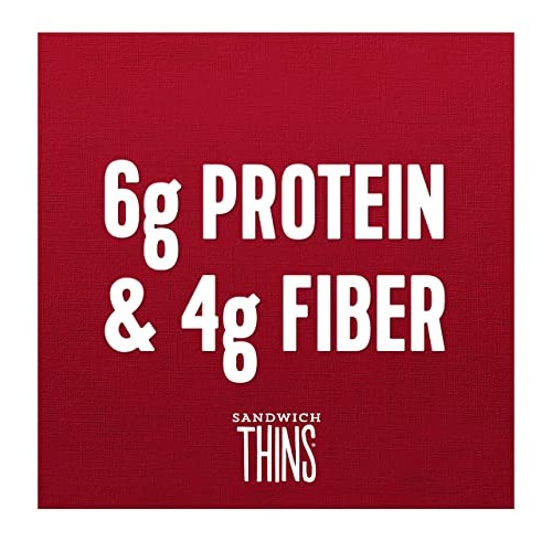 Arnold 100% Whole Wheat Sandwich Thins Pack Of 4 6 Rolls, 12 O...