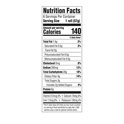 Arnold 100% Whole Wheat Sandwich Thins Pack Of 4 6 Rolls, 12 O...