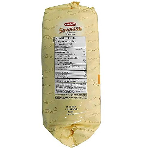 Balocco Savoiardi Italian Ladyfingers For Tiramisu - 1.1 Pound