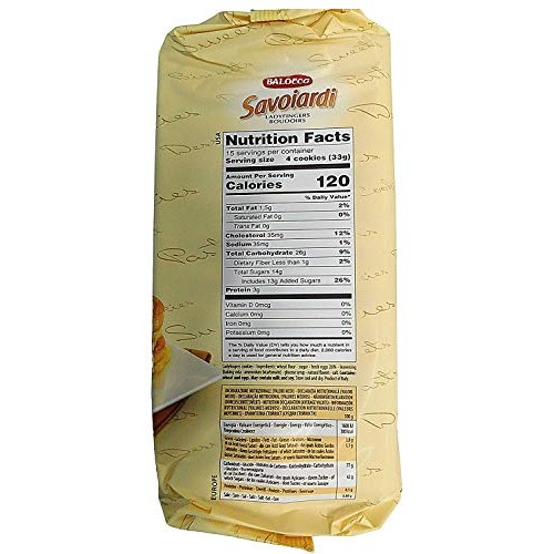 Balocco Savoiardi Italian Ladyfingers For Tiramisu - 1.1 Pound