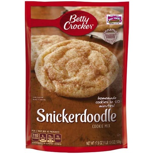 Betty Crocker Cookie Mix Snickerdoodle Pack Of 4