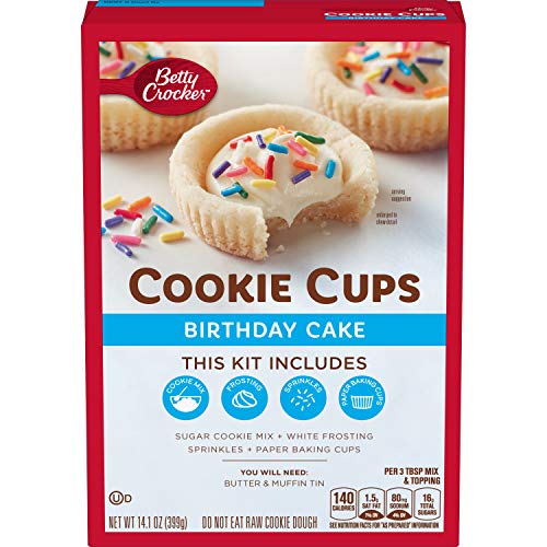 Betty Crocker Cookie Cups Kit Bundle, Lot Of 2- 1 Rainbow Cand
