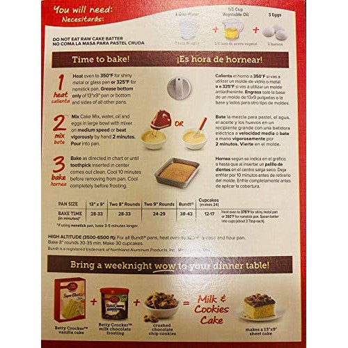 Betty Crocker TWO 2 Super Moist Cake & TWO 2 Rich & Creamy F...