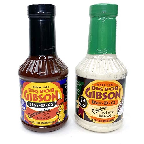 Big Bob Gibson Championship Red And White Bbq Sauce Bundle