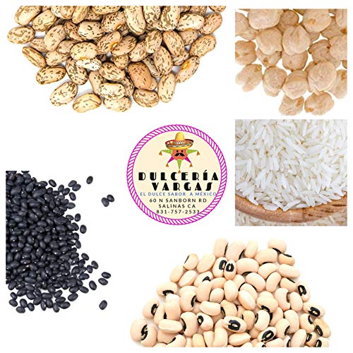 Bulk 25 Lbs Essential Pantry Grains | 5Lbs Pinto Beans | 5Lbs Bl