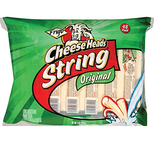 Cheese Heads Frigo String Cheese 1 OZ x 48 Comes with a NESTIVA ...