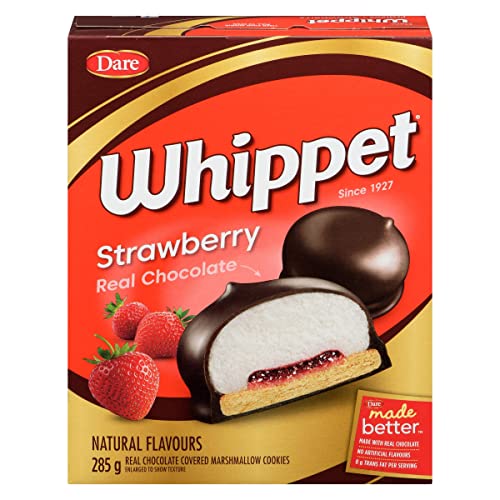Dare Whippet Marshmallow Cookies, Black Forest, Original and Str...