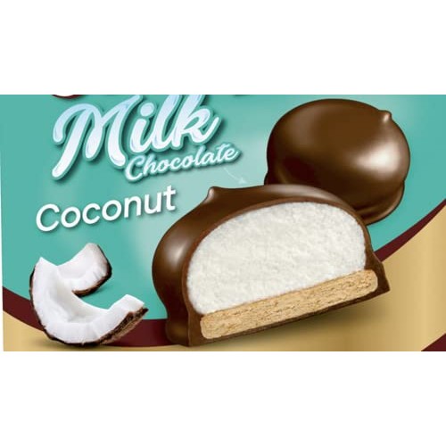 Dare Whippet Milk Chocolate Coconut Marshmallow Cookies, 230g/8....