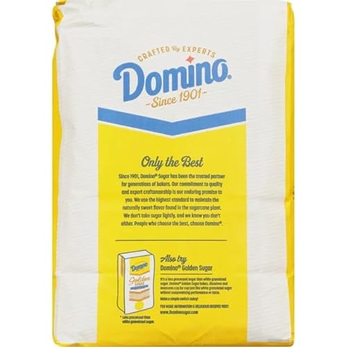 Domino granulated pure cane white sugar 10 lb bag Domino granulated pure cane white sugar 10 lb bag