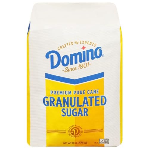 Domino granulated pure cane white sugar 10 lb bag Domino granulated pure cane white sugar 10 lb bag