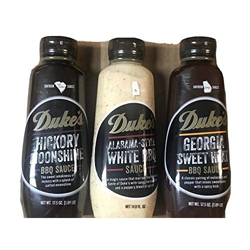 Dukes Bbq Sauce Bundle, Hickory Moonshine, Alabama-Style White B