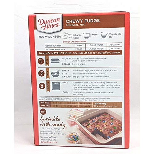 Duncan Hines Chewy Fudge Brownie Mix Thick &Amp; Fudgy 3 - 18.3 Oz.