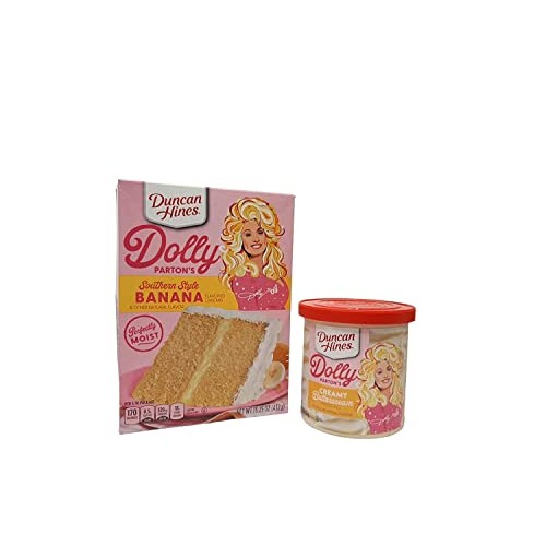 Duncan Hines Southern Style Banana Cake Mix Bundled with Duncan ...