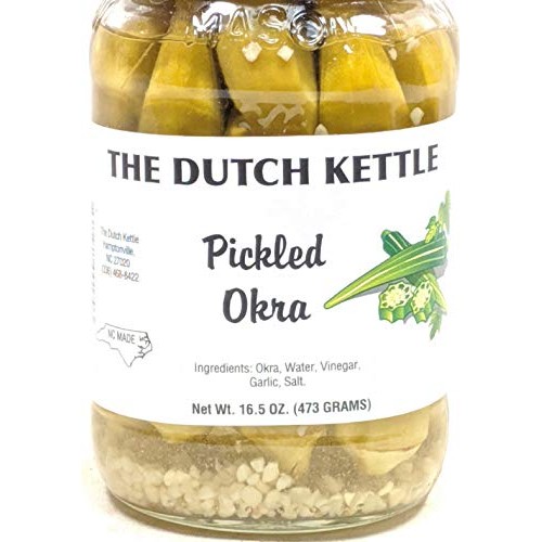 The Dutch Kettle Pickled Okra Amish Wedding Food Homemade Style