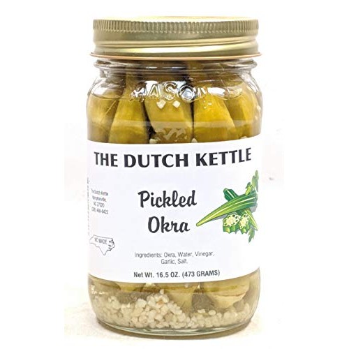 The Dutch Kettle Pickled Okra Amish Wedding Food Homemade Style